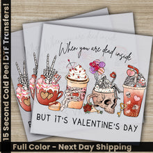 Load image into Gallery viewer, Hot Chocolate, Skull Cup, Skeleton Valentines Day

