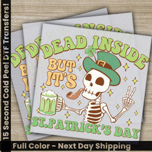 Load image into Gallery viewer, a pair of cards with a skeleton holding a pipe