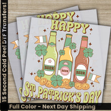 Load image into Gallery viewer, a pair of st patrick&#39;s day beer cards
