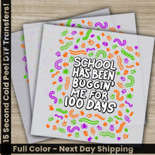 Load image into Gallery viewer, a set of three greeting cards with the words school has been buggin me for
