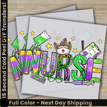 Load image into Gallery viewer, the word nurse is surrounded by colorful items
