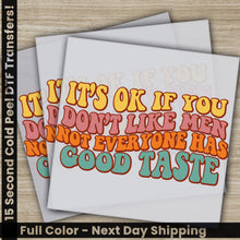 Load image into Gallery viewer, two greeting cards with the words it&#39;s ok if you don&#39;t like