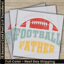 Load image into Gallery viewer, a football father&#39;s day card with a football on it
