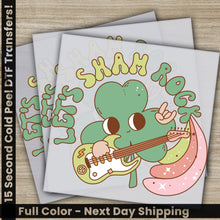 Load image into Gallery viewer, two cards with a cartoon character playing a guitar