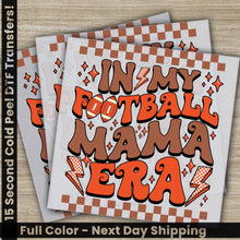 Load image into Gallery viewer, a pair of posters with the words in my football mama era
