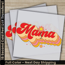 Load image into Gallery viewer, a close up of a piece of paper with the word mama on it
