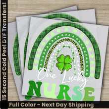 Load image into Gallery viewer, a set of four cards with a shamrock on them