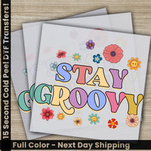 Load image into Gallery viewer, a close up of a card with the words stay grooy on it

