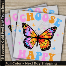 Load image into Gallery viewer, a close up of two cards with a butterfly on them
